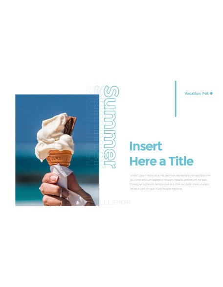 Summer Vacation PowerPoint Templates for Presentation