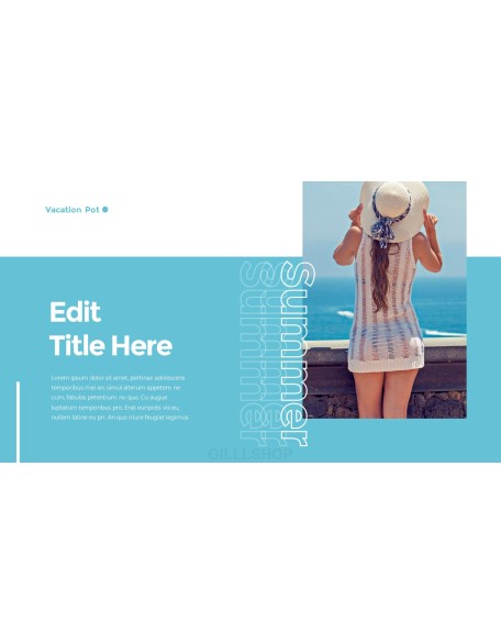 Summer Vacation PowerPoint Templates for Presentation