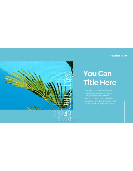 Summer Vacation PowerPoint Templates for Presentation