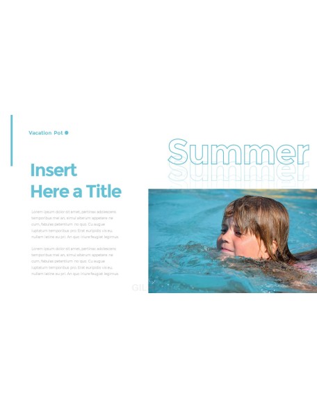 Summer Vacation PowerPoint Templates for Presentation