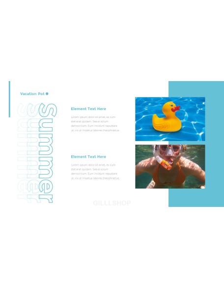 Summer Vacation PowerPoint Templates for Presentation