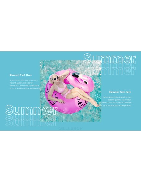 Summer Vacation PowerPoint Templates for Presentation