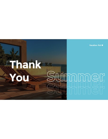 Summer Vacation PowerPoint Templates for Presentation