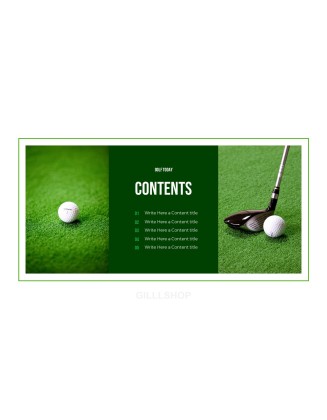 Golf Today PowerPoint Templates for Presentation