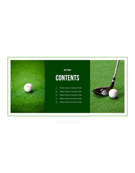 Golf Today PowerPoint Templates for Presentation