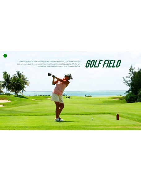 Golf Today PowerPoint Templates for Presentation