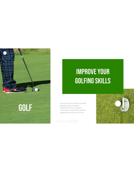 Golf Today PowerPoint Templates for Presentation