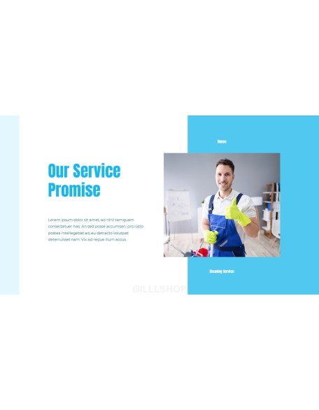 House Cleaning Service PPT Templates Design