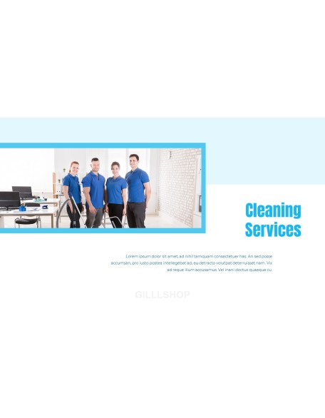 House Cleaning Service PPT Templates Design