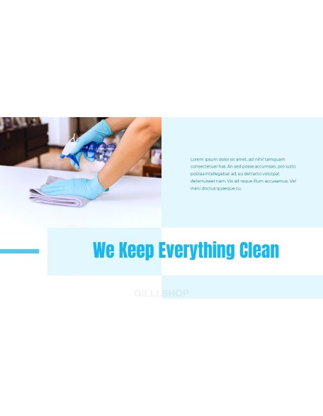 House Cleaning Service PPT Templates Design