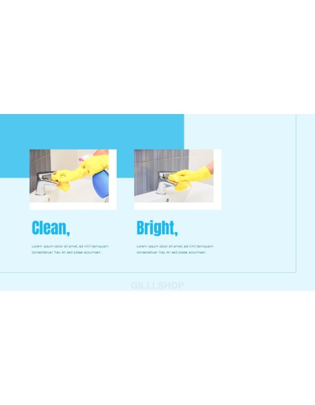 House Cleaning Service PPT Templates Design