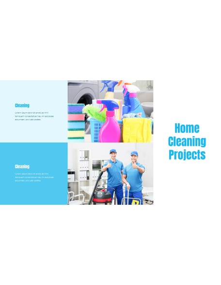 House Cleaning Service PPT Templates Design