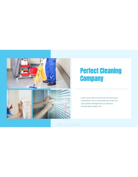 House Cleaning Service PPT Templates Design