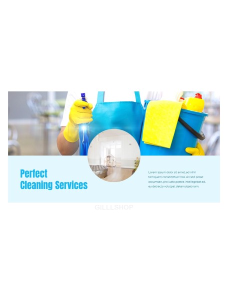 House Cleaning Service PPT Templates Design