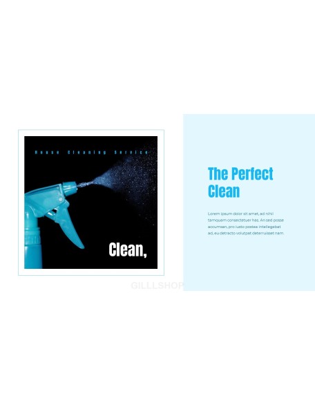 House Cleaning Service PPT Templates Design