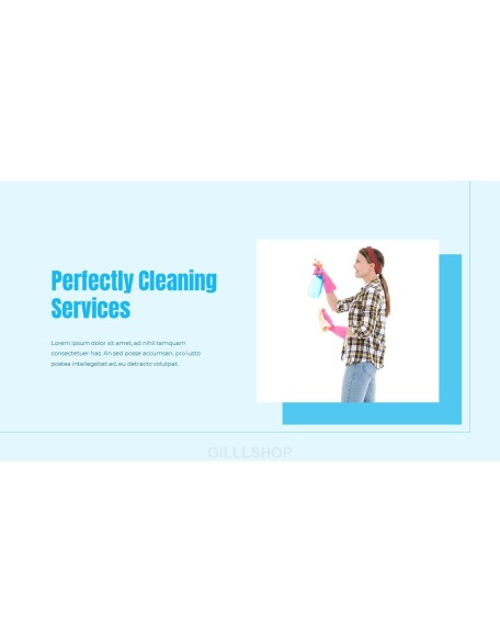 House Cleaning Service PPT Templates Design