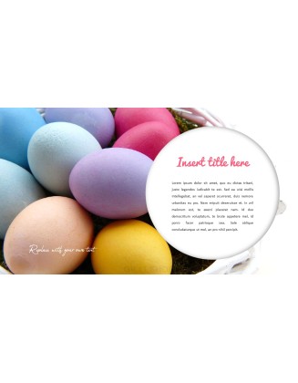 Happy Easter Theme PowerPoint Templates