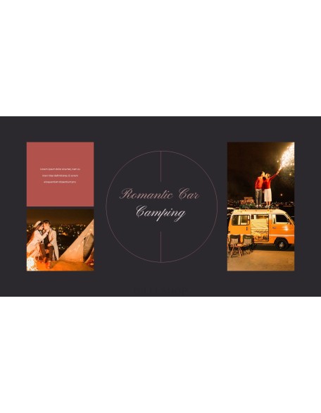 Romantic Car Camping PowerPoint Presentation Templates