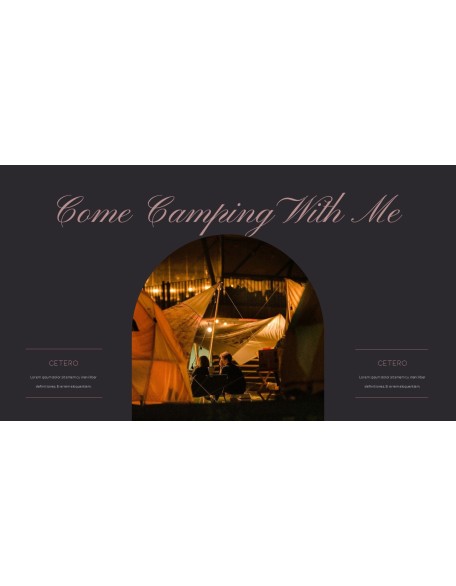 Romantic Car Camping PowerPoint Presentation Templates