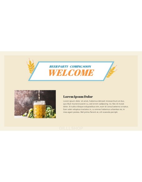 Oktoberfest Presentation Templates Design