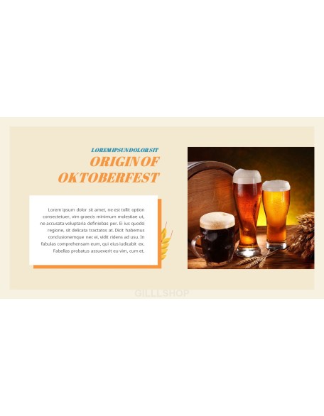 Oktoberfest Presentation Templates Design