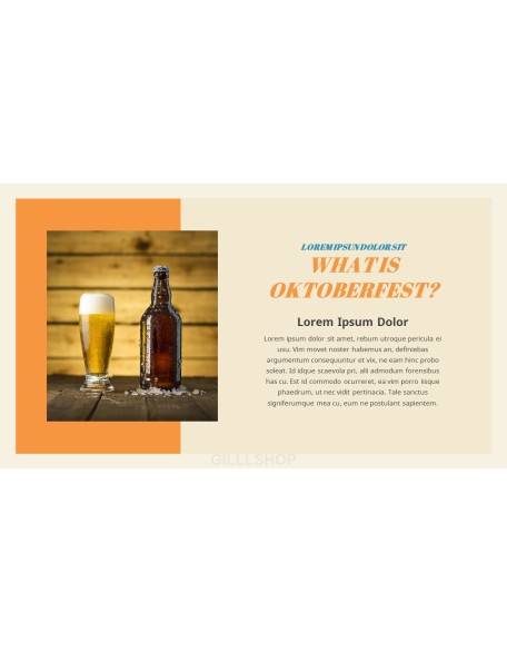 Oktoberfest Presentation Templates Design