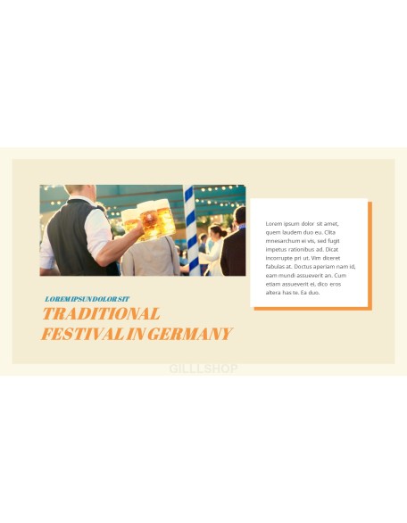 Oktoberfest Presentation Templates Design