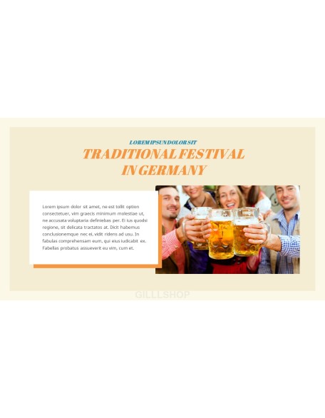 Oktoberfest Presentation Templates Design