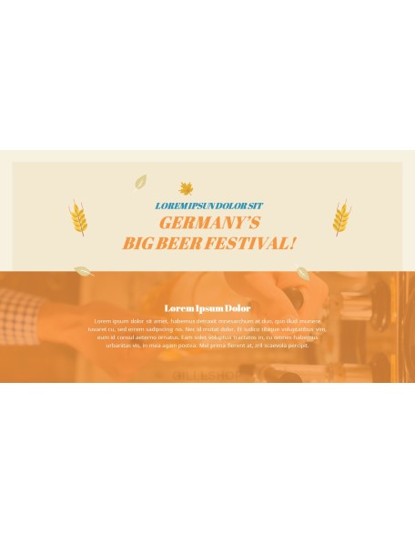 Oktoberfest Presentation Templates Design