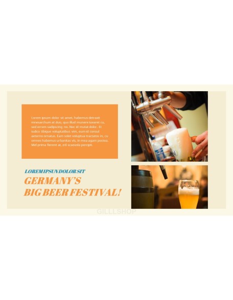 Oktoberfest Presentation Templates Design