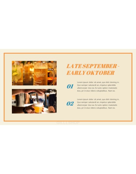 Oktoberfest Presentation Templates Design