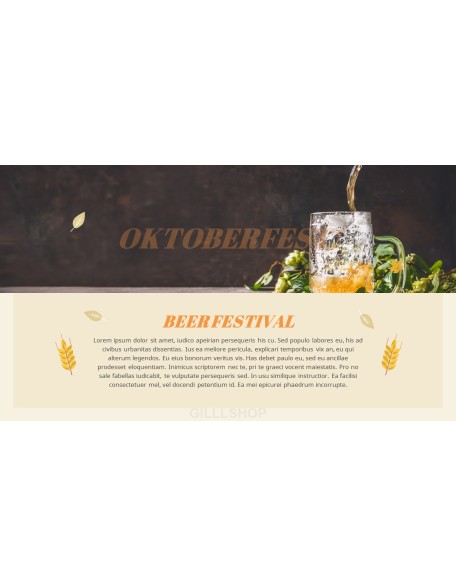 Oktoberfest Presentation Templates Design