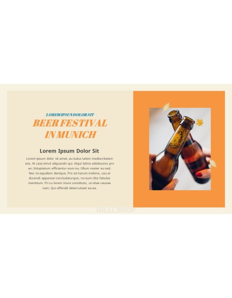 Oktoberfest Presentation Templates Design