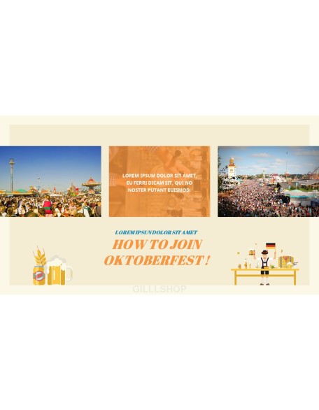 Oktoberfest Presentation Templates Design