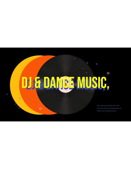 Music Colorful Life Easy PPT Template