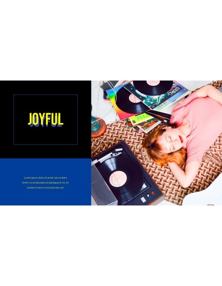 Music Colorful Life Easy PPT Template