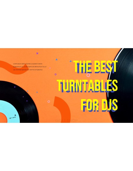 Music Colorful Life Easy PPT Template
