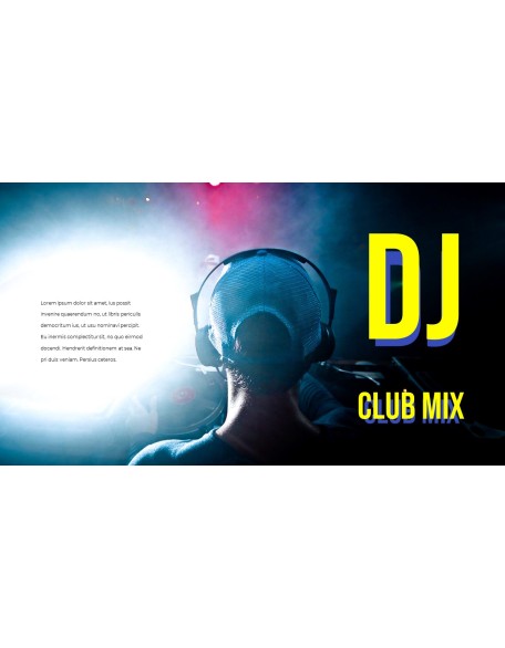 Music Colorful Life Easy PPT Template