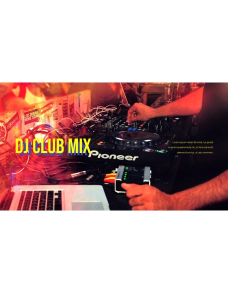 Music Colorful Life Easy PPT Template