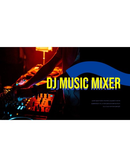 Music Colorful Life Easy PPT Template