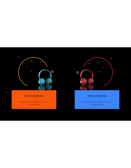 Music Colorful Life Easy PPT Template