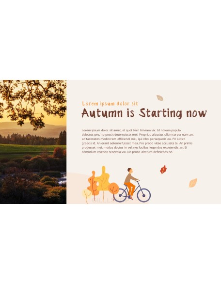 Hello Autumn Powerpoint Presentation