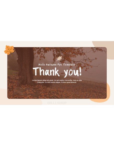 Hello Autumn Powerpoint Presentation