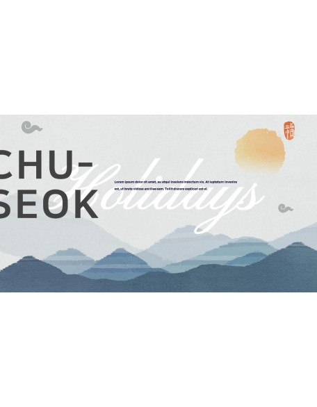 The Chuseok Holidays Best PowerPoint Presentations