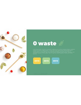 Zero waste PPT Templates Design