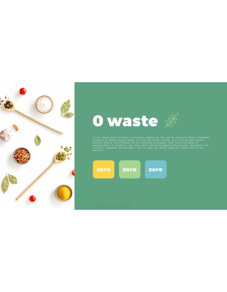 Zero waste PPT Templates Design