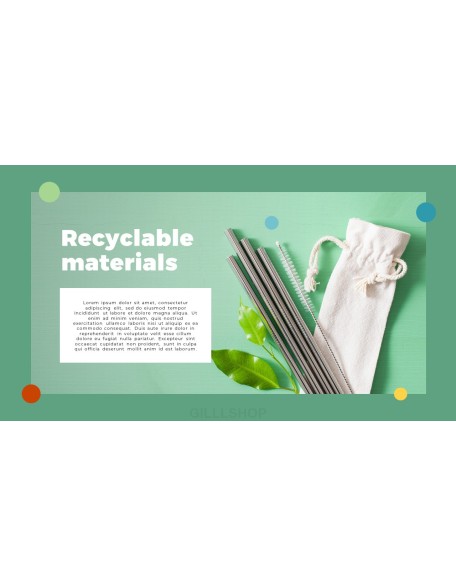 Zero waste PPT Templates Design