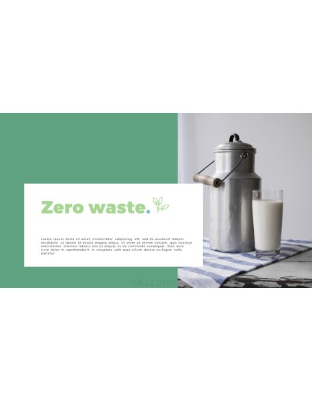 Zero waste PPT Templates Design