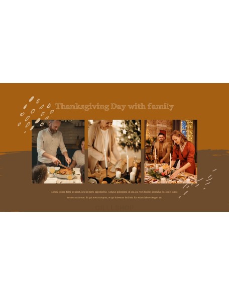 Thanksgiving Day with Family Presentation PowerPoint