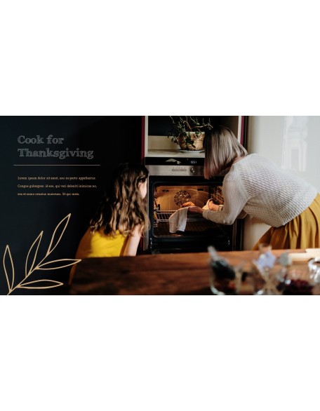 Thanksgiving Day with Family Presentation PowerPoint